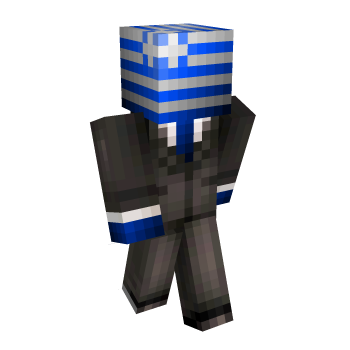 Greece Tuxedo Minecraft Skin