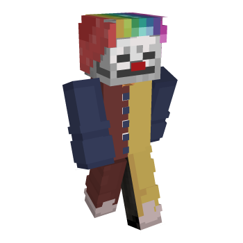 Clown Skeleton Minecraft Skin