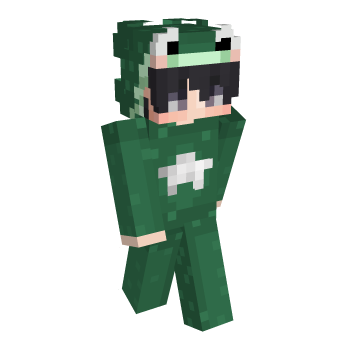 Green Frog Minecraft Skin