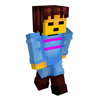 Undertale NonBinary Minecraft Skin