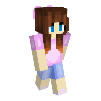 Heart Fluffy Minecraft Skin
