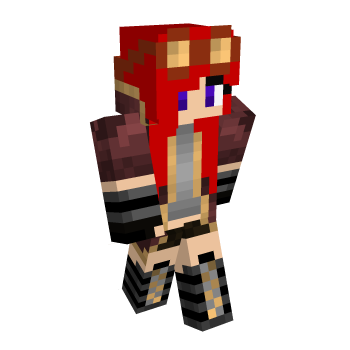Red Head Steampunk Minecraft Skin