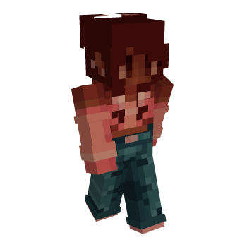 Brown Pink Minecraft Skin