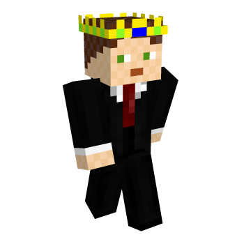 Suit King Minecraft Skin