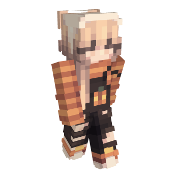 Cute Orange Minecraft Skin