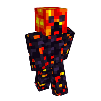 Creeper Lava Minecraft Skin