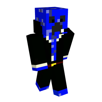 Bluelavacreeper Kidfriendly Minecraft Skin
