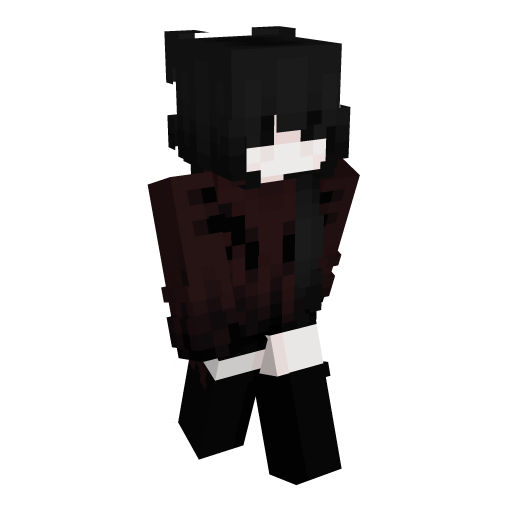 Emo Goth Minecraft Skin - Laby