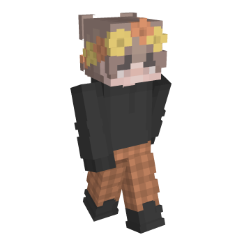 Boy Flower Crown Minecraft Skin
