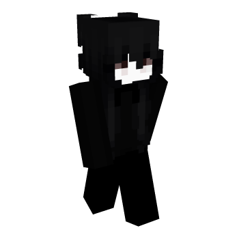 Girl Black Minecraft Skin