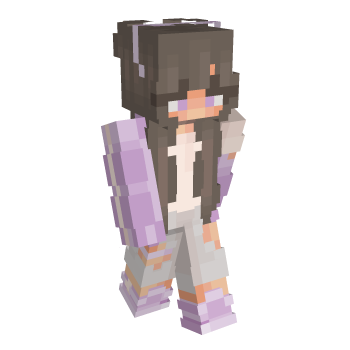 Lavender Cute Minecraft Skin