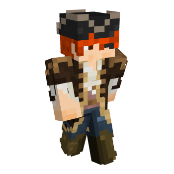 Pirate Ginger Minecraft Skin