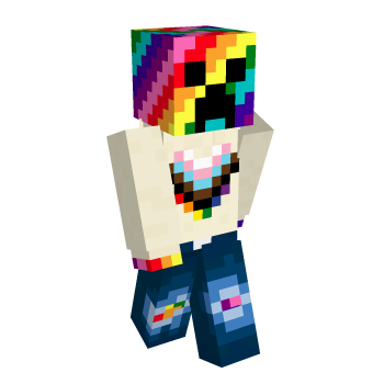 Creeper Pride Minecraft Skin