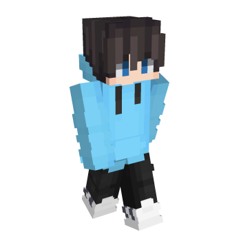 Blue Hoodie Minecraft Skin - Laby