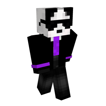 Panda Agent Minecraft Skin