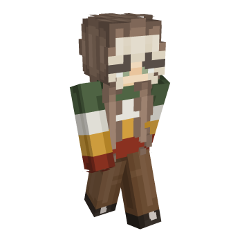 Brunette Brown Minecraft Skin