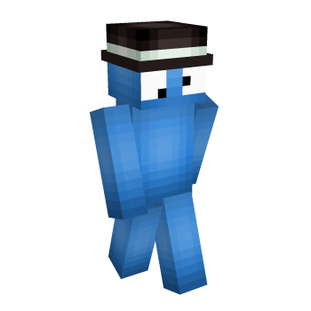 Blue Weird Minecraft Skin