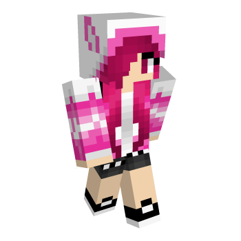 Pink Hoodie Minecraft Skin