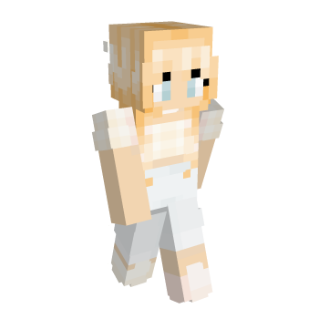 Trendy Blue Eyes Minecraft Skin