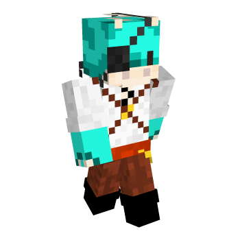 Dino Pirate Minecraft Skin