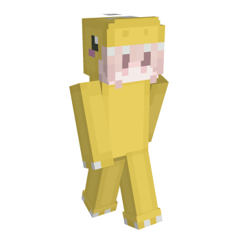Dinosaur Yellow Minecraft Skin