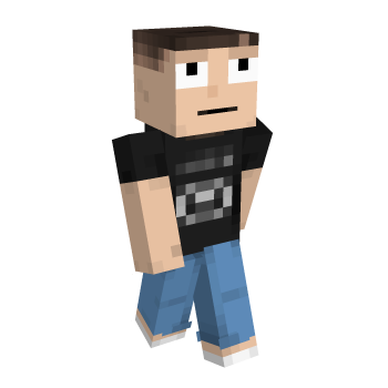 Black Shirt Meme Minecraft Skin