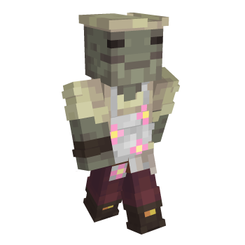 Frog Overalls Minecraft Skin