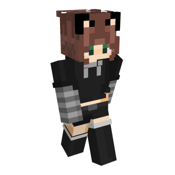Cat Ears Femboy Minecraft Skin