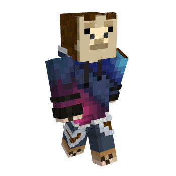 Galaxy Llama Minecraft Skin