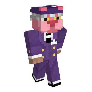 Cap Pink Panther Minecraft Skin
