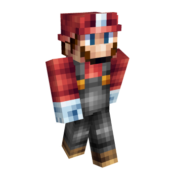 Mario Minecraft Skin