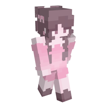 Girly Pink Minecraft Skin