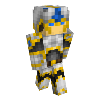 Gold Silver Minecraft Skin
