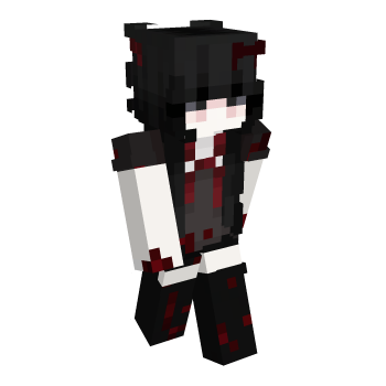 Halloween Gray Hair Minecraft Skin