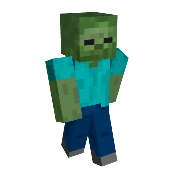 Green Skin Zombie Minecraft Skin