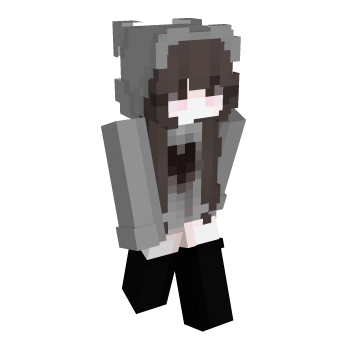 Girl Cat Ears Minecraft Skin