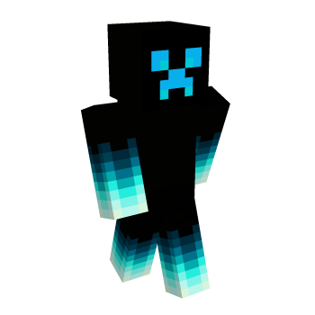 Creeper Neon Minecraft Skin