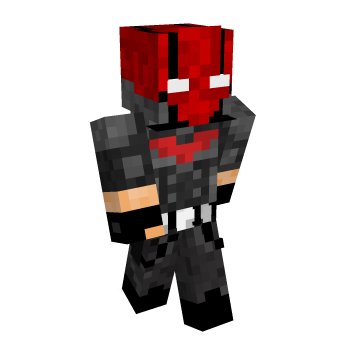 Superhero Deadpool Minecraft Skin