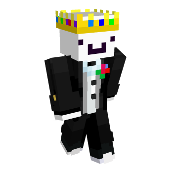 Crown Tuxedo Minecraft Skin