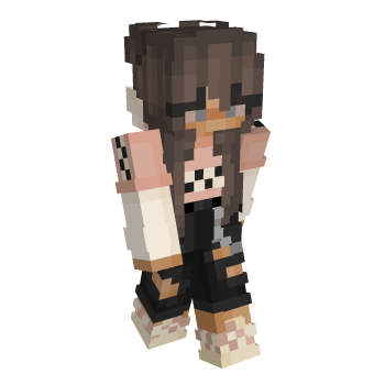 Brown Blue Eyes Minecraft Skin