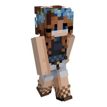Beach Girl Minecraft Skin