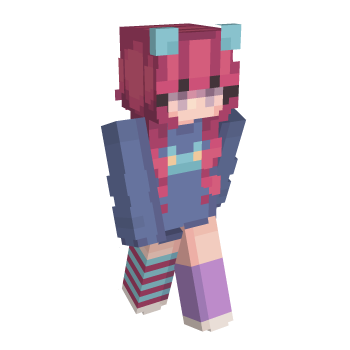 Magenta Minecraft Skin