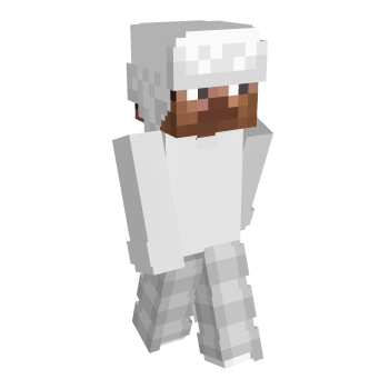 White Robe Minecraft Skin