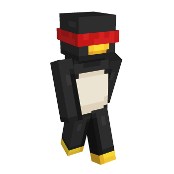 Black Funny Minecraft Skin