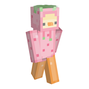Strawberry Duck Minecraft Skin