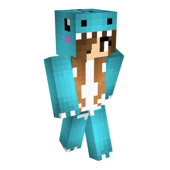 Cute Dino Minecraft Skin