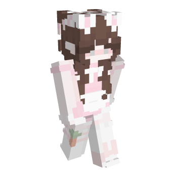 Hair Brown Minecraft Skin