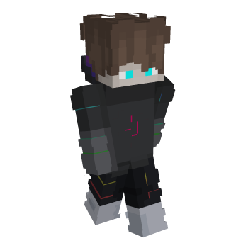 Boy Rainbow Effect Minecraft Skin