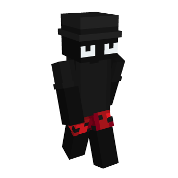 Black Hat Minecraft Skin