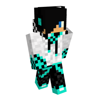 Blue Emo Minecraft Skin